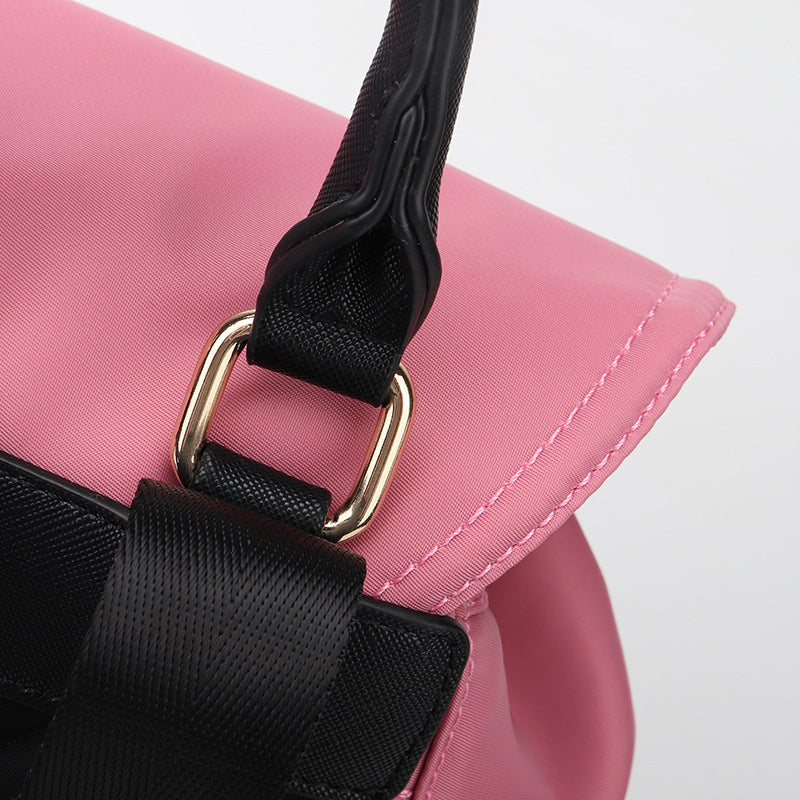 2024早春包包女韩版双肩包2023新款牛津时尚学生书包背包一件代发