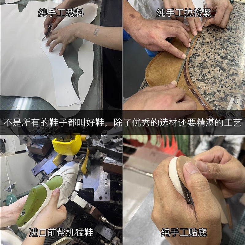 现货芭蕾舞鞋褶皱法式小圆头一字带气质平底银色玛丽珍单鞋女夏季