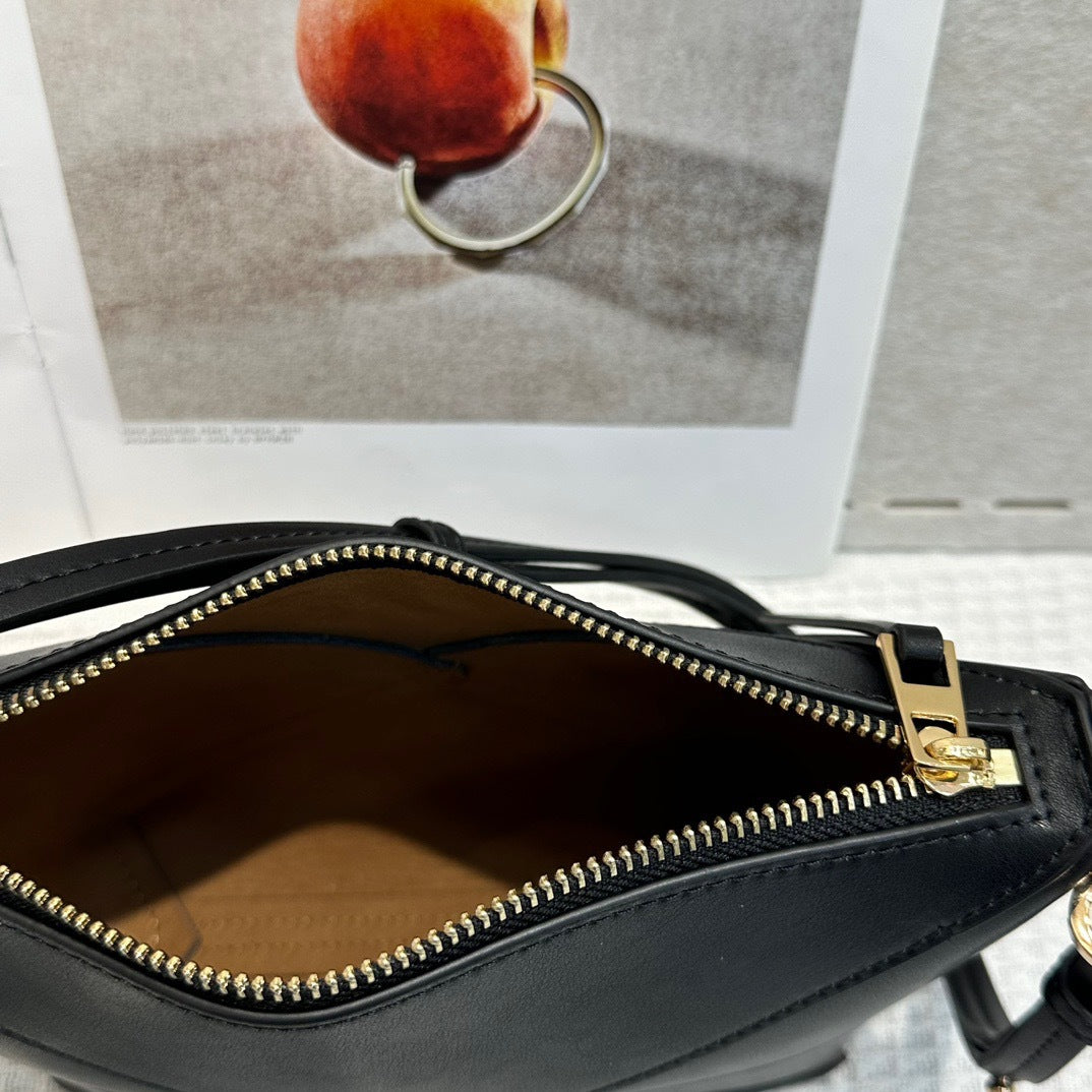 头层牛皮折叠几何包手提包法式腋下包真皮饭盒包时尚单肩斜挎包女