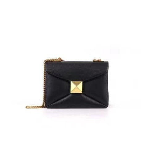 包包女腋下包菱格链条女包小众高级质感柳钉包单肩斜挎包真皮女包