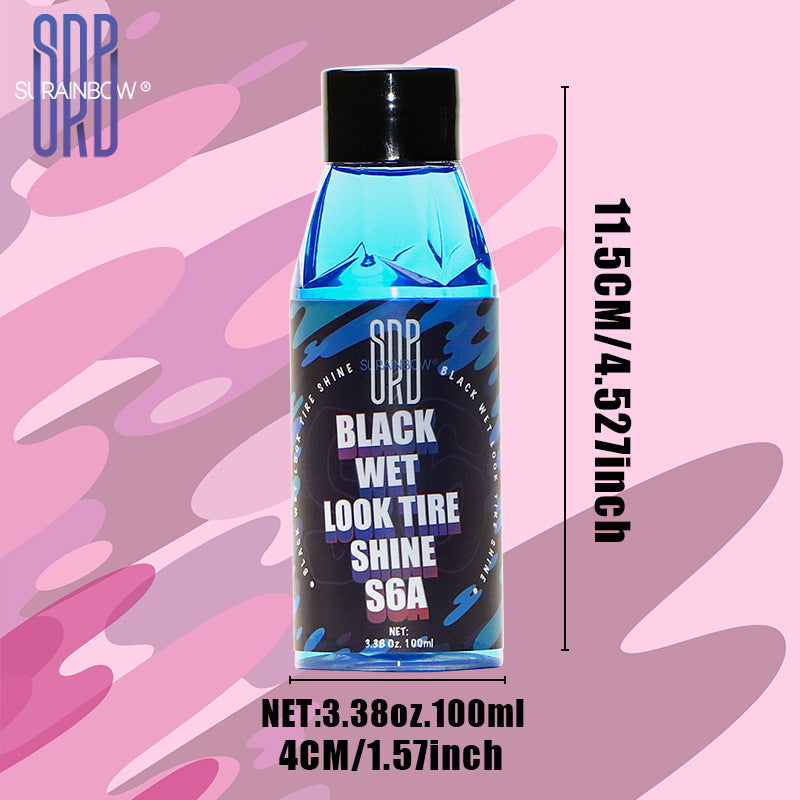 跨境专供汽车轮胎镀膜剂橡胶翻新防水防龟裂增黑增亮持久保护蜡