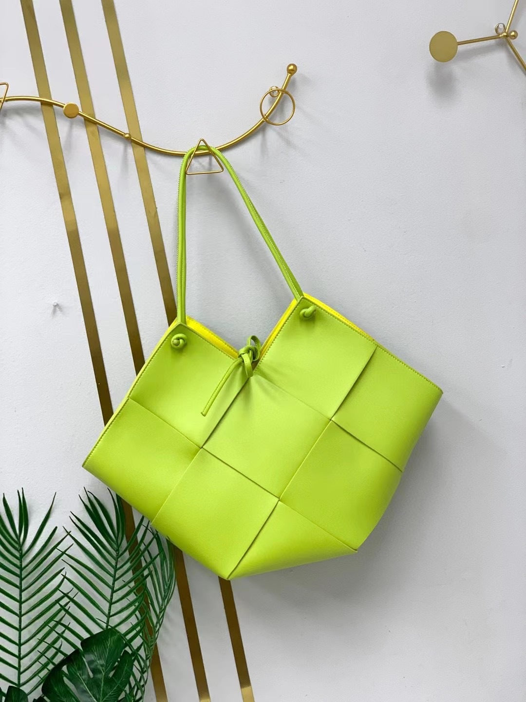 高级感编织大包包女夏季2023新款潮腋下包百搭大容量单肩包托特包