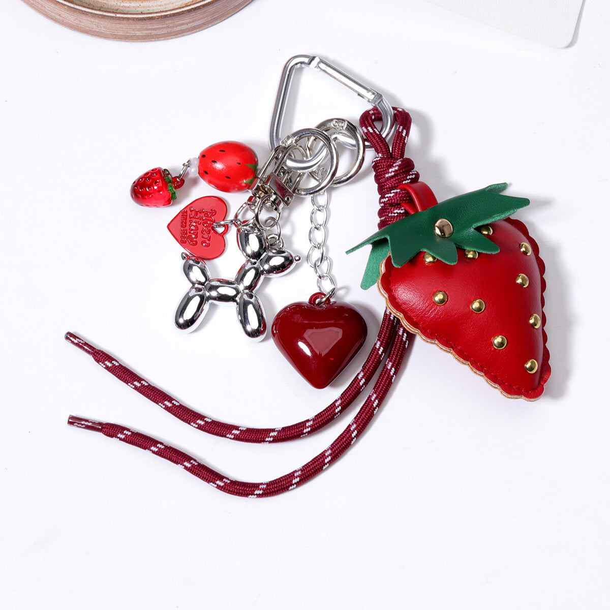 大量现货miu系包包挂件手机链挂绳装饰品带小提溜可挂萌粒盲盒娃