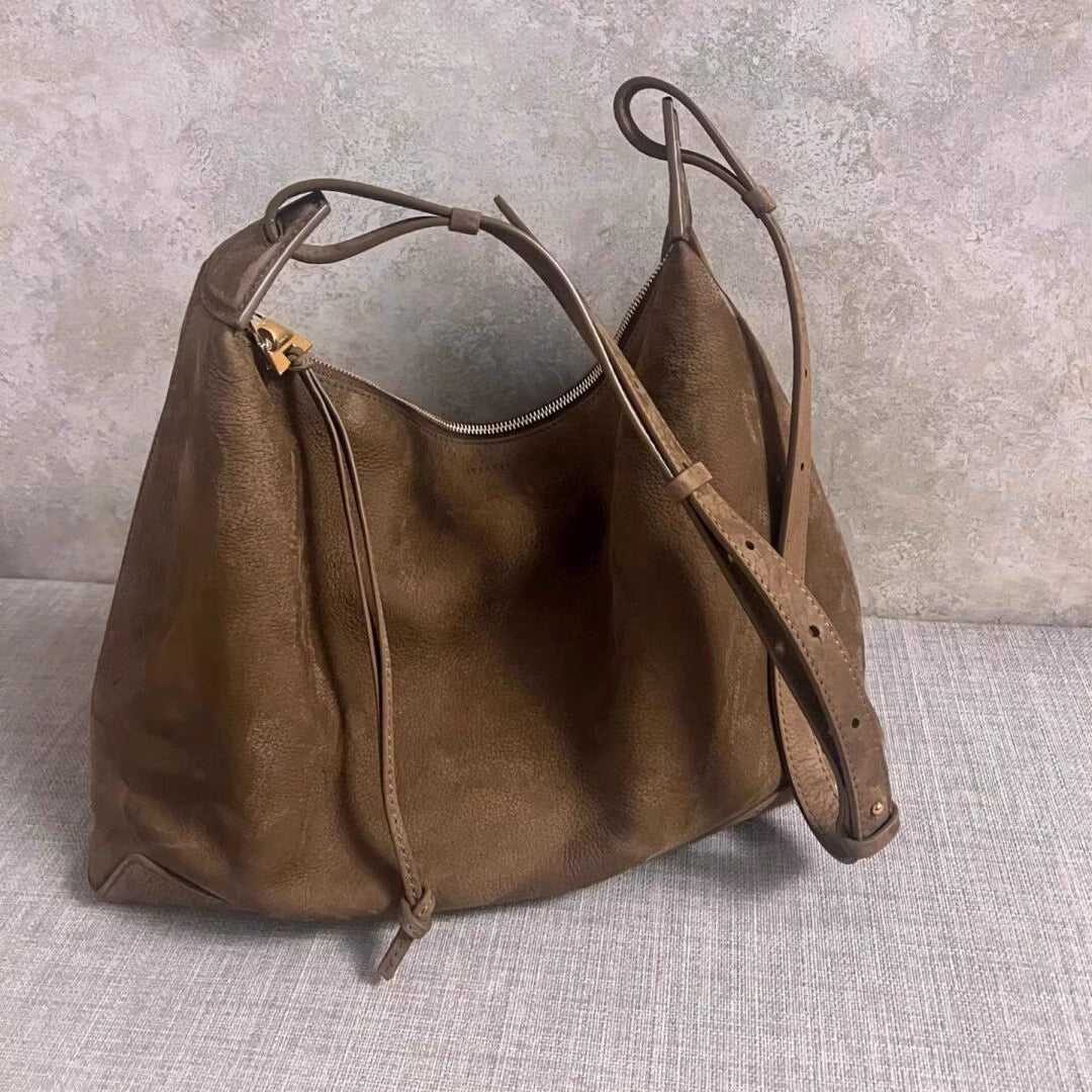 大号风筝系列流浪包腋下牛皮托特包慵懒通勤单肩斜跨女包一件代发