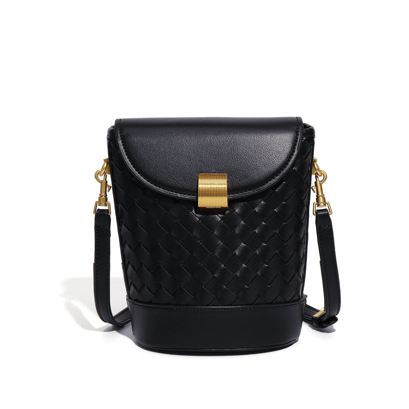 外贸跨境水桶包包小众设计新款马卡龙单肩女包简约潮大容量斜挎包