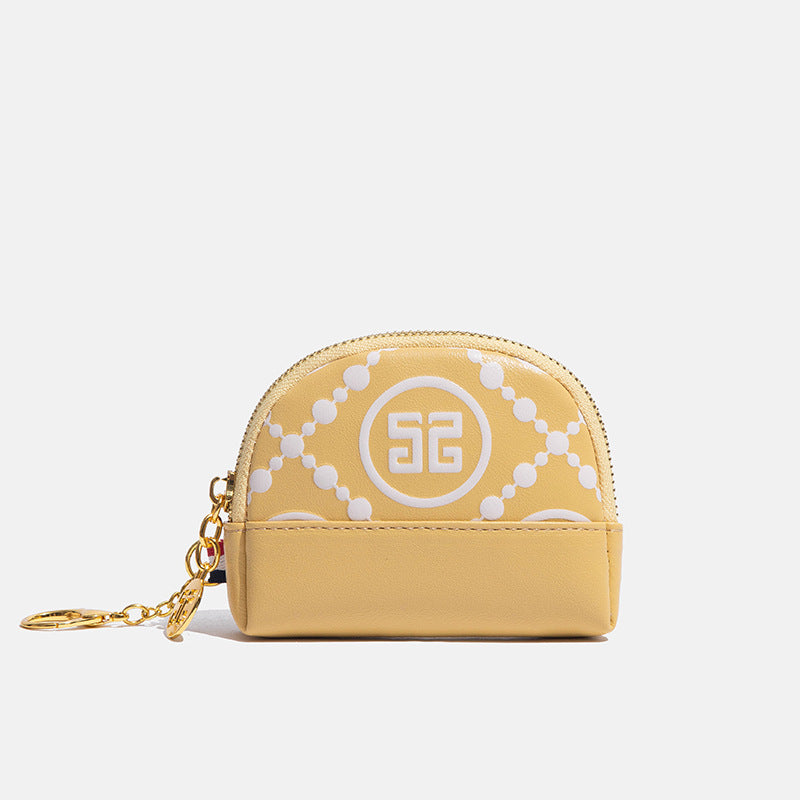 2025夏季新款小清新印花钥匙扣小巧玲笼百搭零钱包卡包女厂家直销