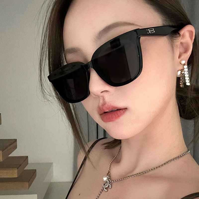 网红同款gm墨镜女士出街百搭高级感太阳镜男士夏防紫外线太阳眼镜