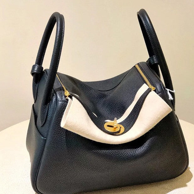 新款togo头层牛皮琳迪包真皮女包枕头包单肩包女士通勤斜挎包小包