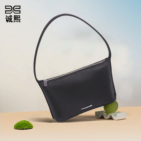 秋季质感迷你小方包时尚百搭便携高级感小众单肩包防水尼龙手提包