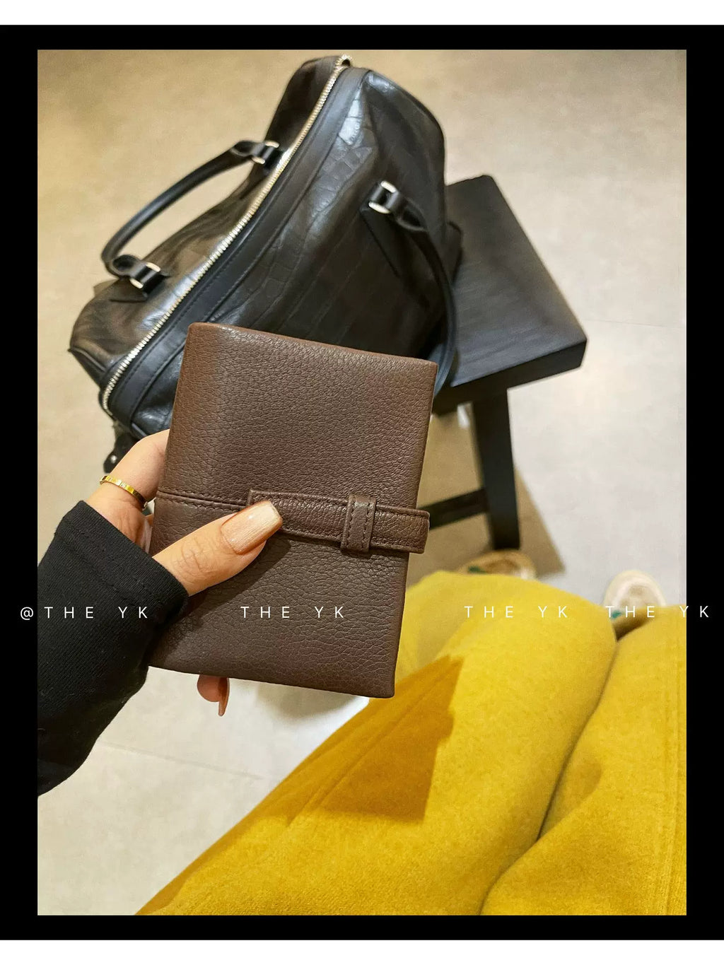 真皮手帐本M5A7日记本抽带商务活页夹笔记本随身旅行记事本卡收纳
