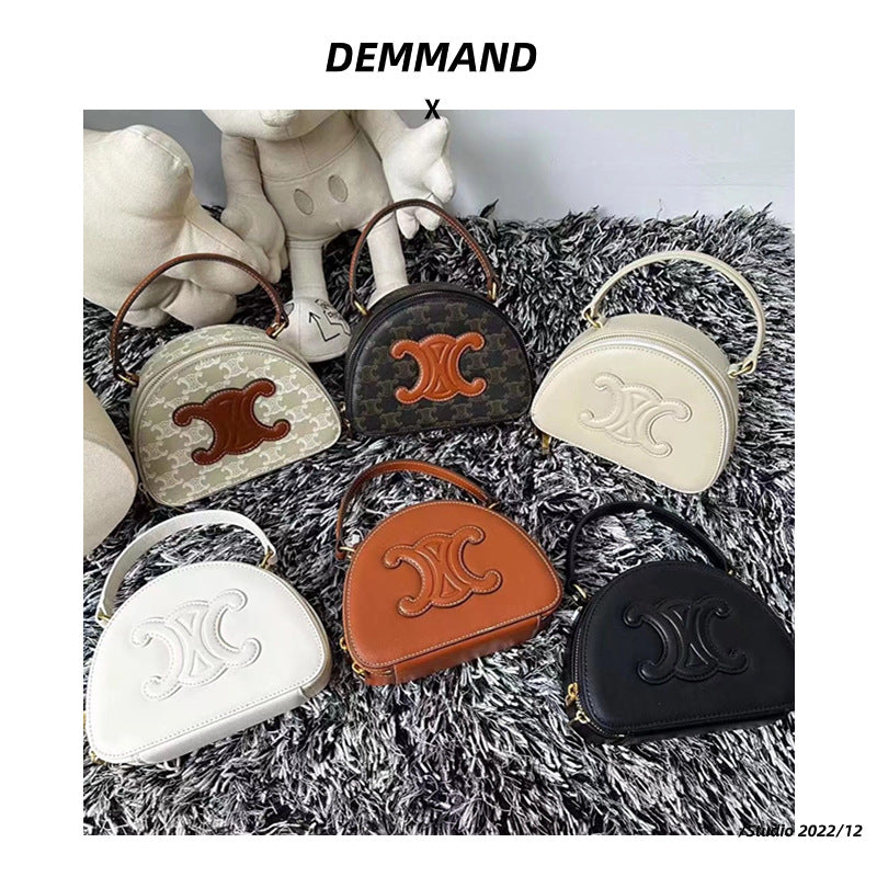 小众百搭印花包包女2024冬新款时尚质感斜挎小包洋气手提单肩女包