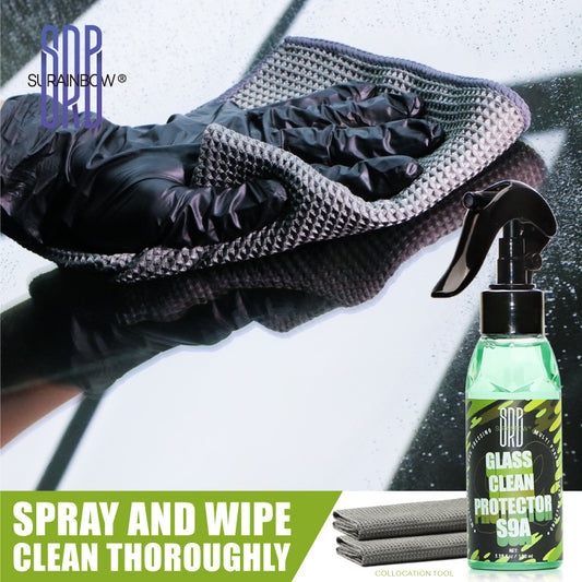 跨境专供汽车玻璃清洁剂内外玻璃清洗快干不留痕洗车神器爆款工厂