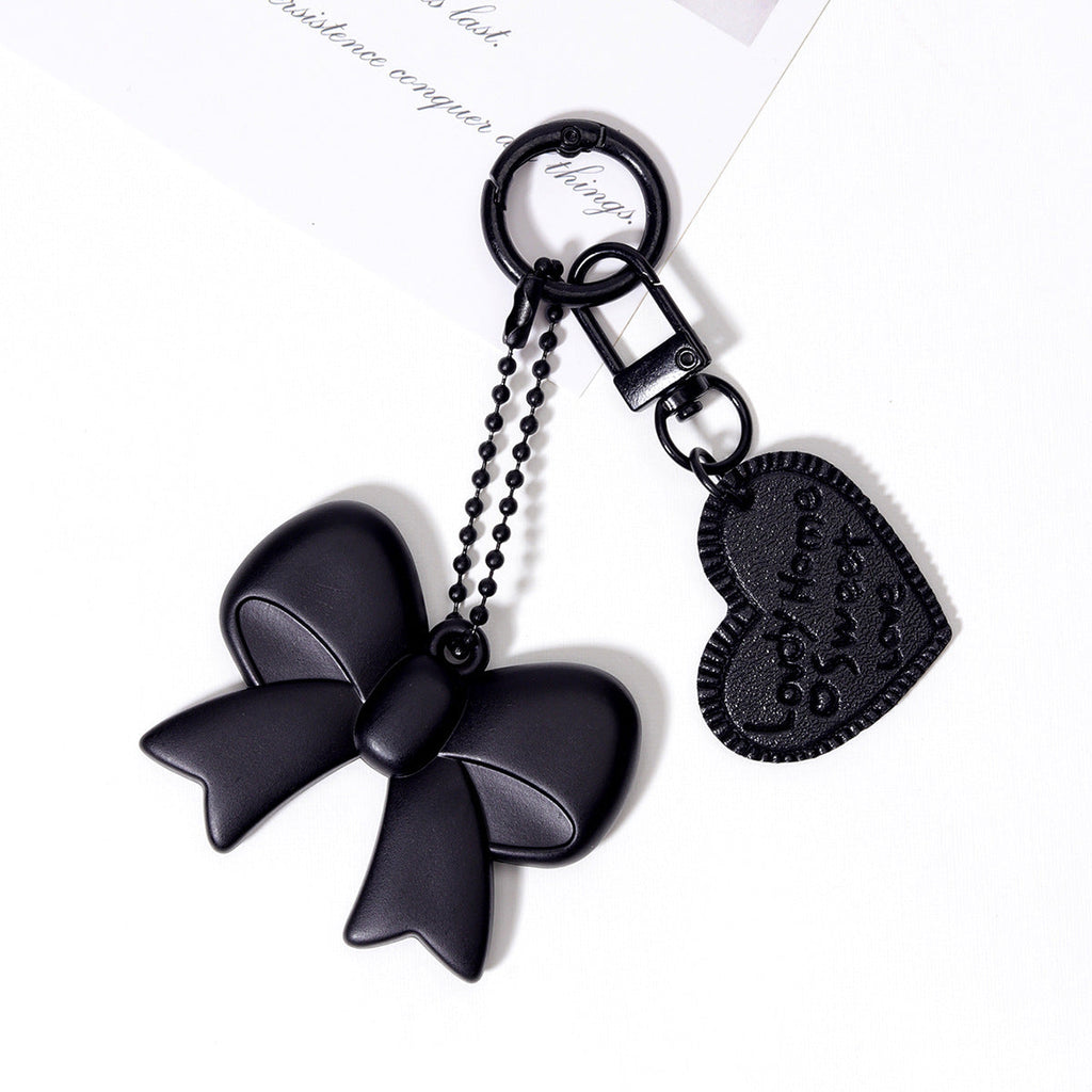 跨境热销磨砂质感亚克力包包挂件杯子挂饰挂件扎带时尚热销桃心