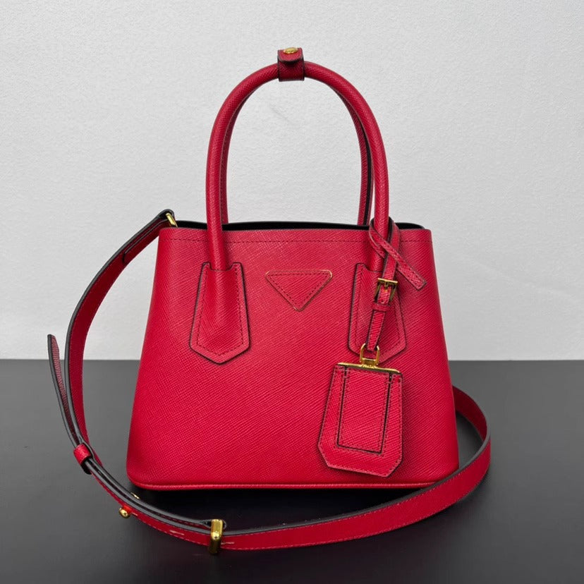 大牌 普P家真皮女包手掌纹杀手手提包韩版潮mini斜挎十字纹单肩包