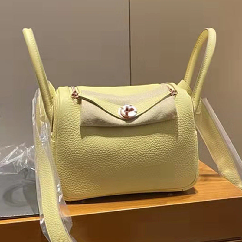 新款togo头层牛皮琳迪包真皮女包枕头包单肩包女士通勤斜挎包小包