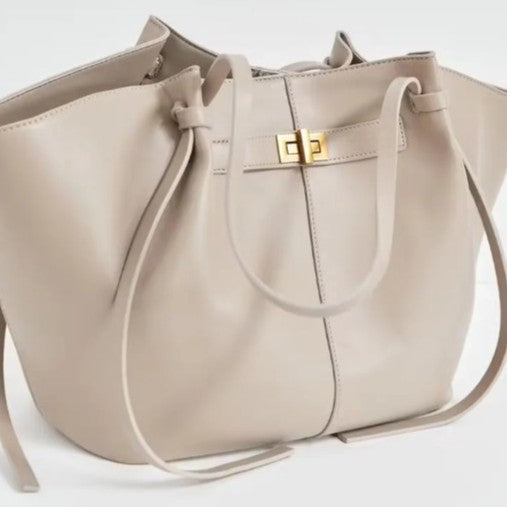 外贸出口高级感翅膀包大包软包时尚托特包2025新款欧美手提单肩包