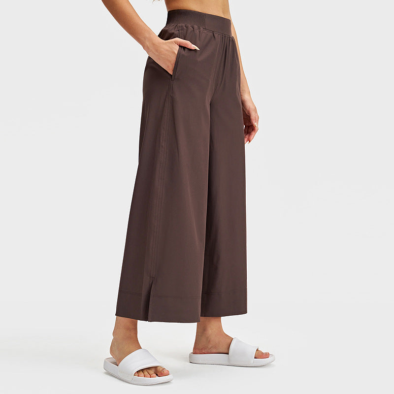 直筒运动裤女休闲百搭宽松显瘦长裤户外健身lulu阔腿瑜伽裤25”