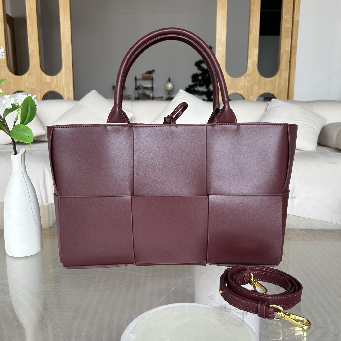 大容量编织手提包包女2025新款高级质感单肩腋下包时尚通勤托特包