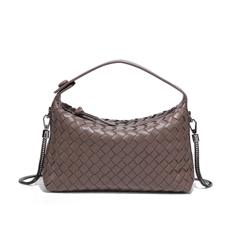 外贸批发手工编织女包清新甜美手提饭盒包时尚潮流百搭单肩斜挎包