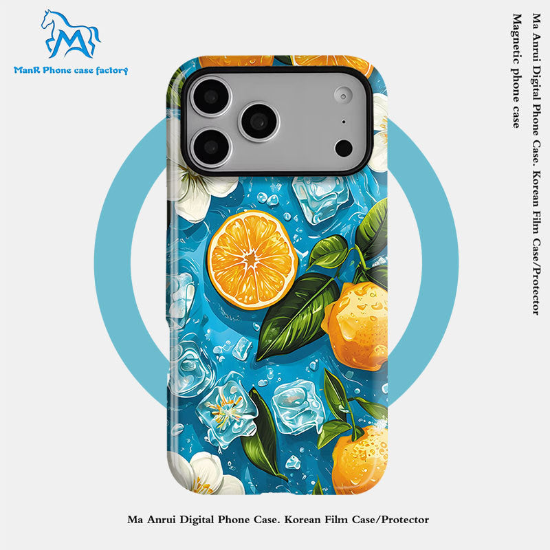 亚马逊跨境多巴胺水果菲林二合一适用苹果17promax手机壳iPhone16