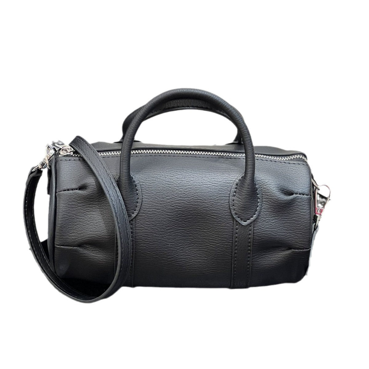 2024新款头层牛皮枕头包时尚手拎包百搭高级感单肩斜挎包包女