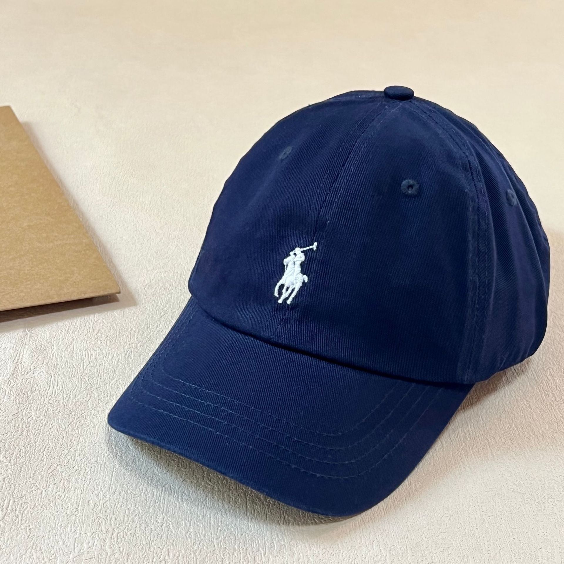 可扫码RL拉夫帽子男女鸭舌帽小马标刺绣灰色软顶polo保罗棒球帽