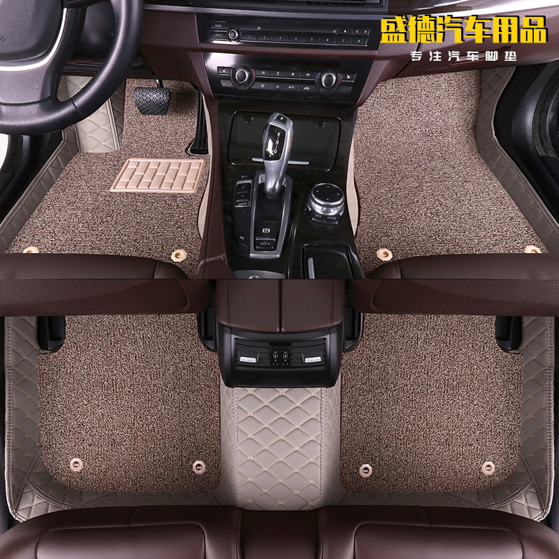 骥影特斯林双层脚垫适用于进口标致207 308 607  7 40RCZ