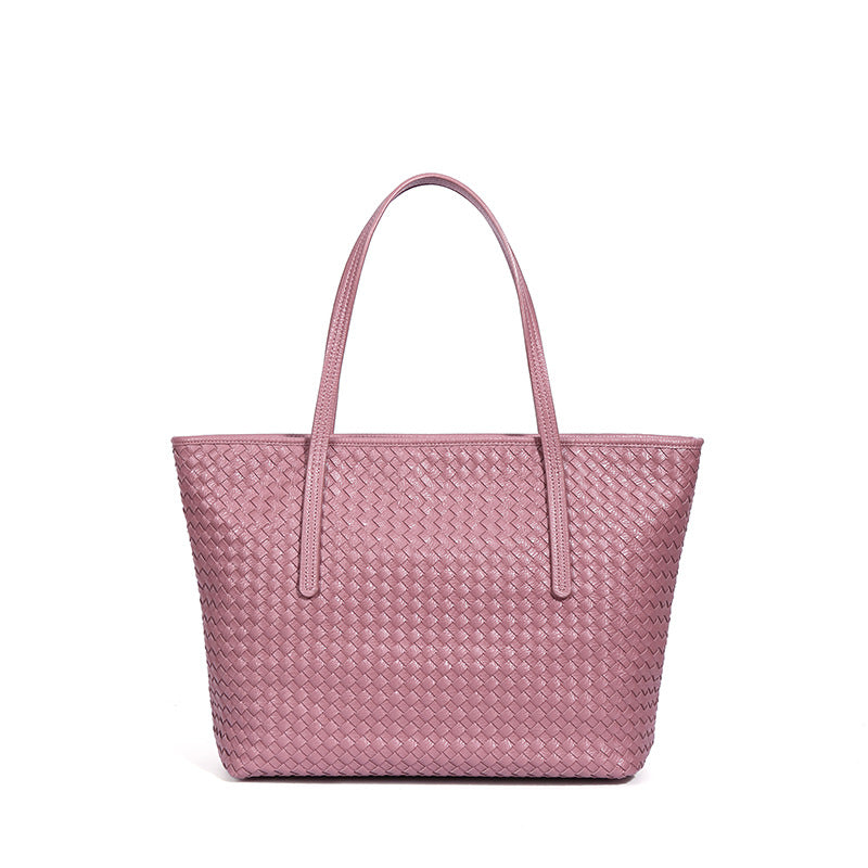 跨境大容量复古单肩手提包时尚百搭手工编织包包夏季腋下托特包女