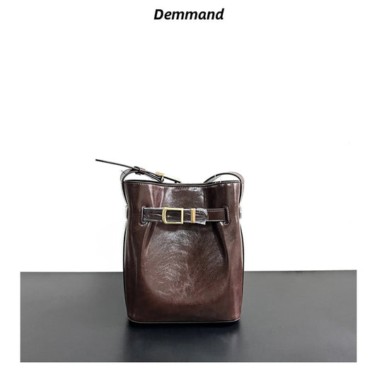 包包女2023新款复古托特单肩小众设计休闲时尚简约通勤百搭斜挎包