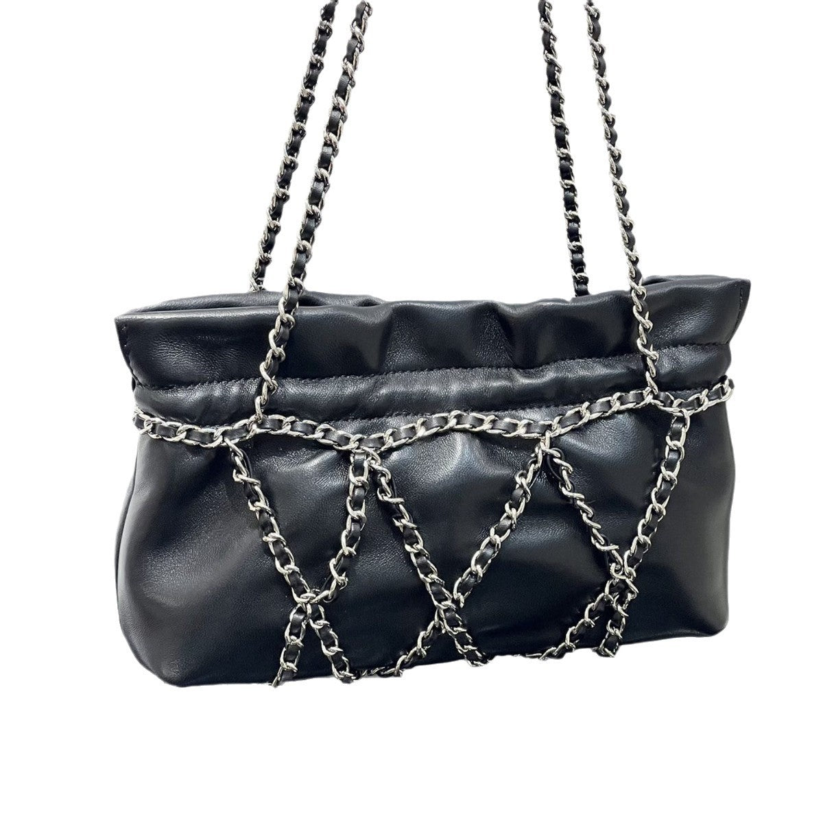 小香风菱格链条包包女2024冬季新款摩登轻奢名媛高级感单肩斜挎包