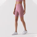 磨毛五分lulu瑜伽裤女高腰骑行健身裤提臀塑形跑步运动紧身短裤