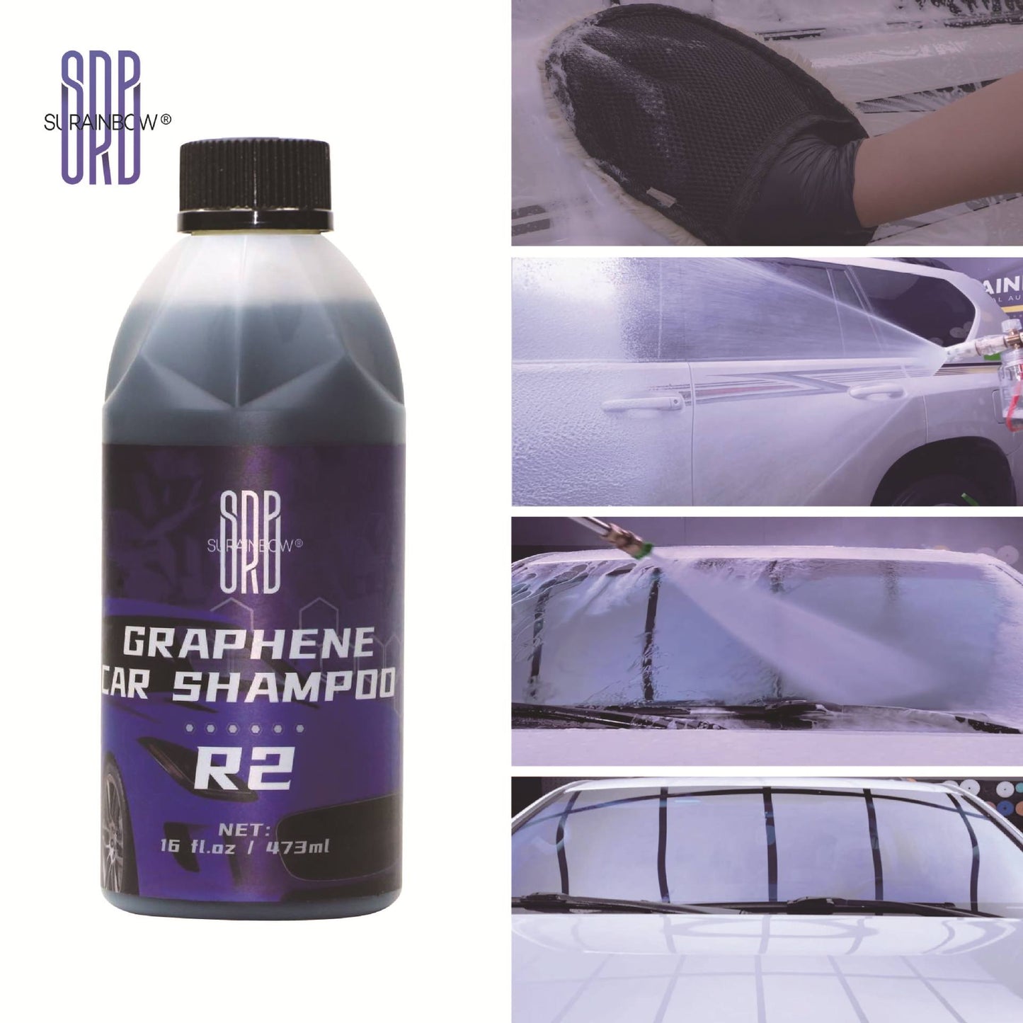 跨境专供汽车洗车液浓缩泡沫去污清洁剂上光剂镀膜清洗剂防尘养护