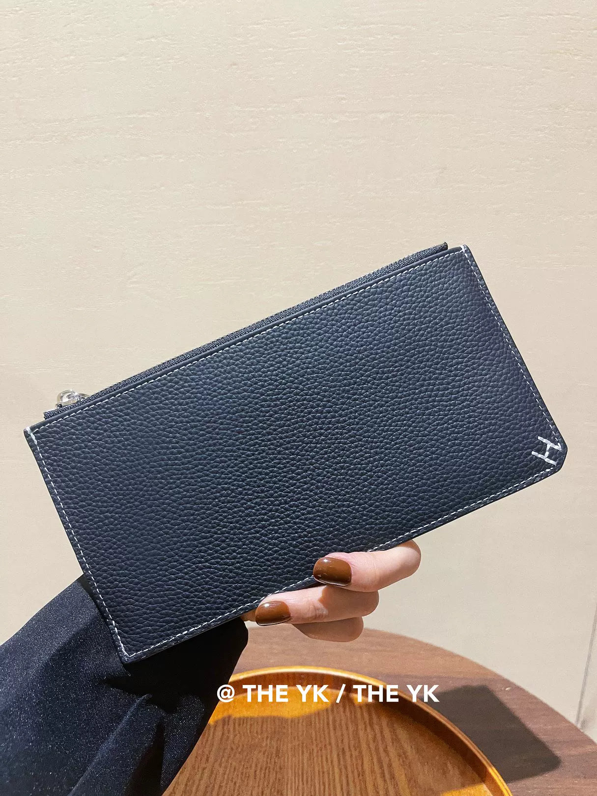 刺绣h钱包长款手机包护照包两折多卡位皮夹证件机票零钱收纳钱夹