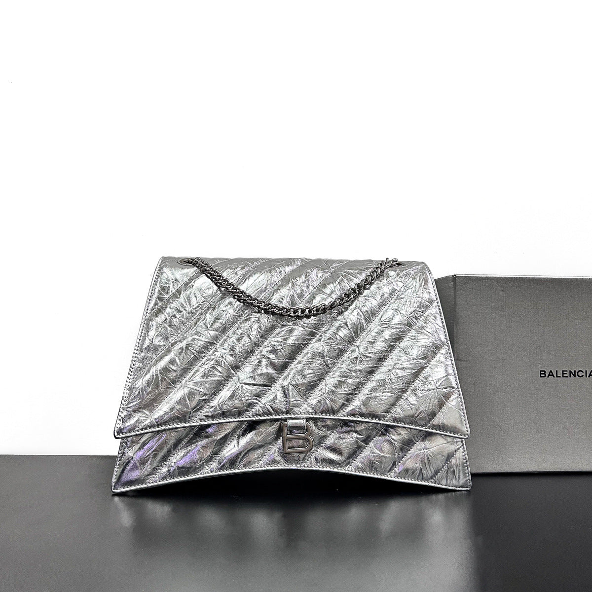 包包女夏季2023年新款爆款沙漏包高级感小众流行斜挎包链条腋下包