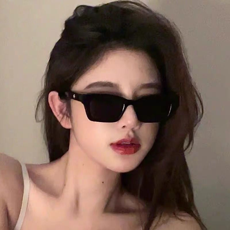 网红同款gm墨镜男女潮拍照显脸小高级感夏季防紫外线小方框太阳镜