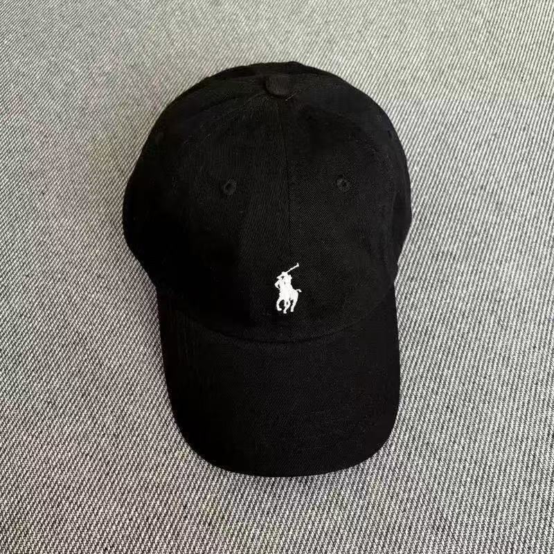 原厂拉伦男女情侣棉质棒球帽运动刺绣马标防晒鸭舌帽子时尚潮流