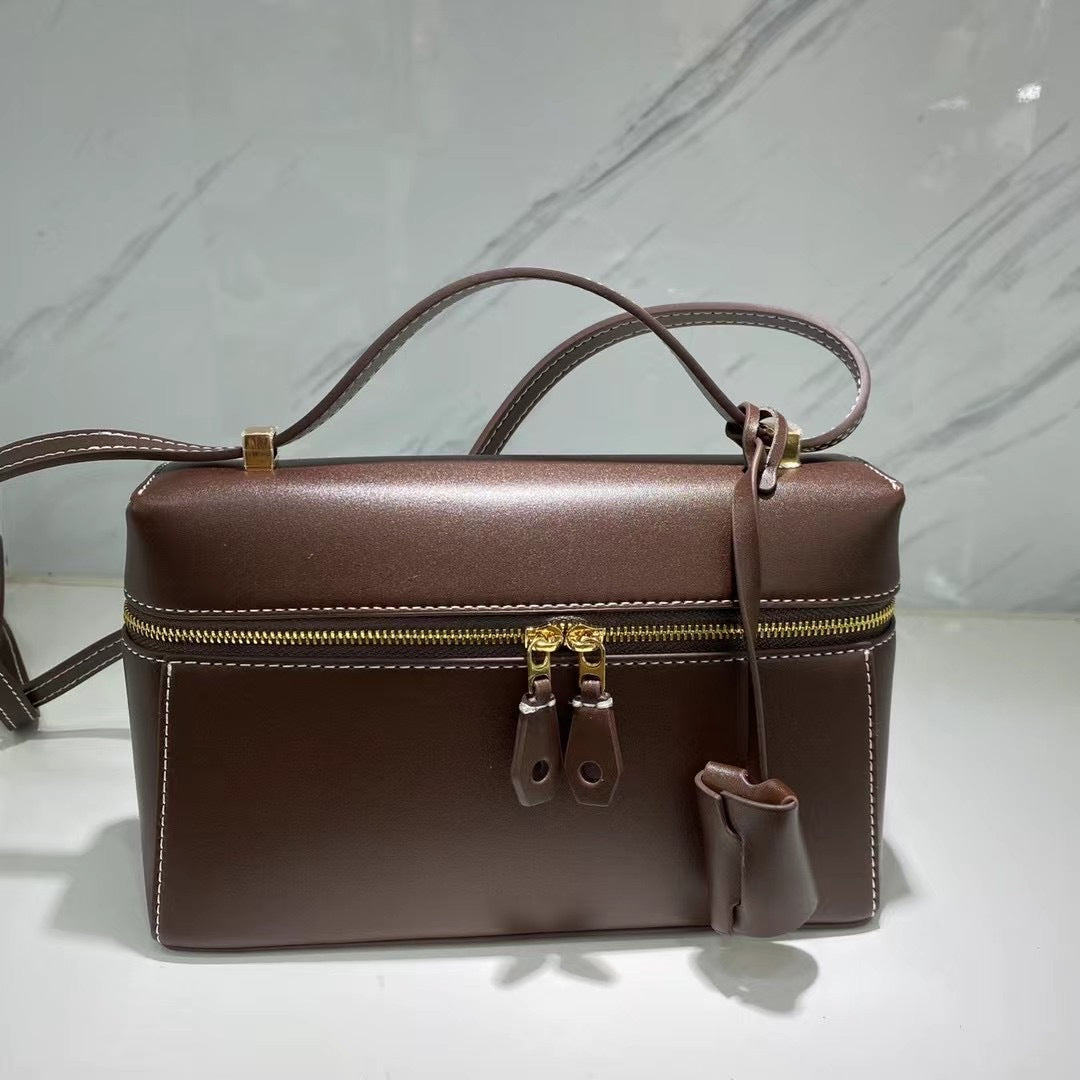 高级感复古腋下饭盒包女2023新款时尚百搭手提包通勤单肩斜挎包潮