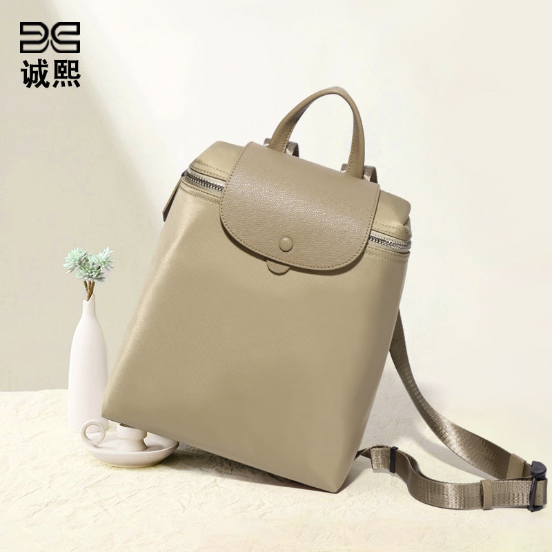 2024新款潮流龙襄背包时尚大容量双肩包防水旅游轻便尼龙单肩女包