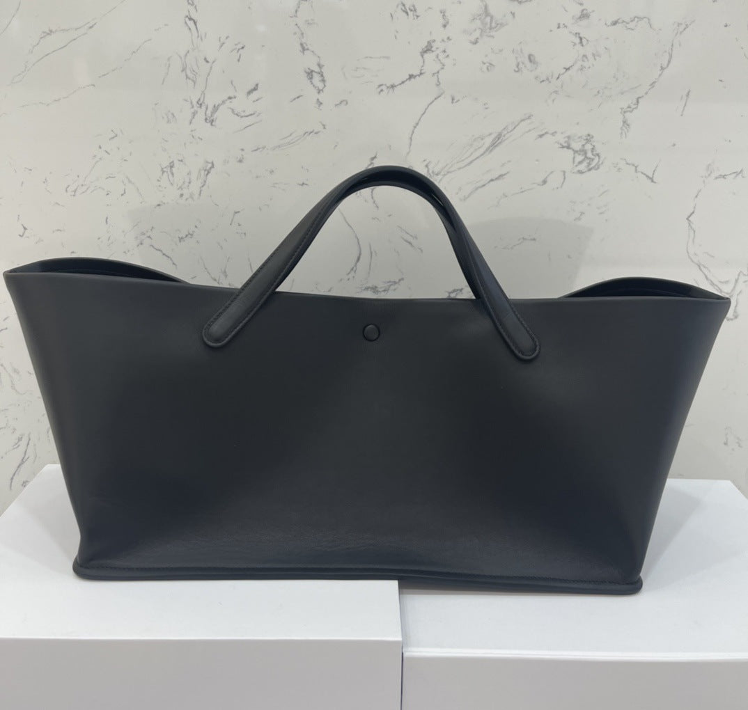 法式小众包包真皮女士手提包休闲百搭高级感大容量通勤斜挎托特包