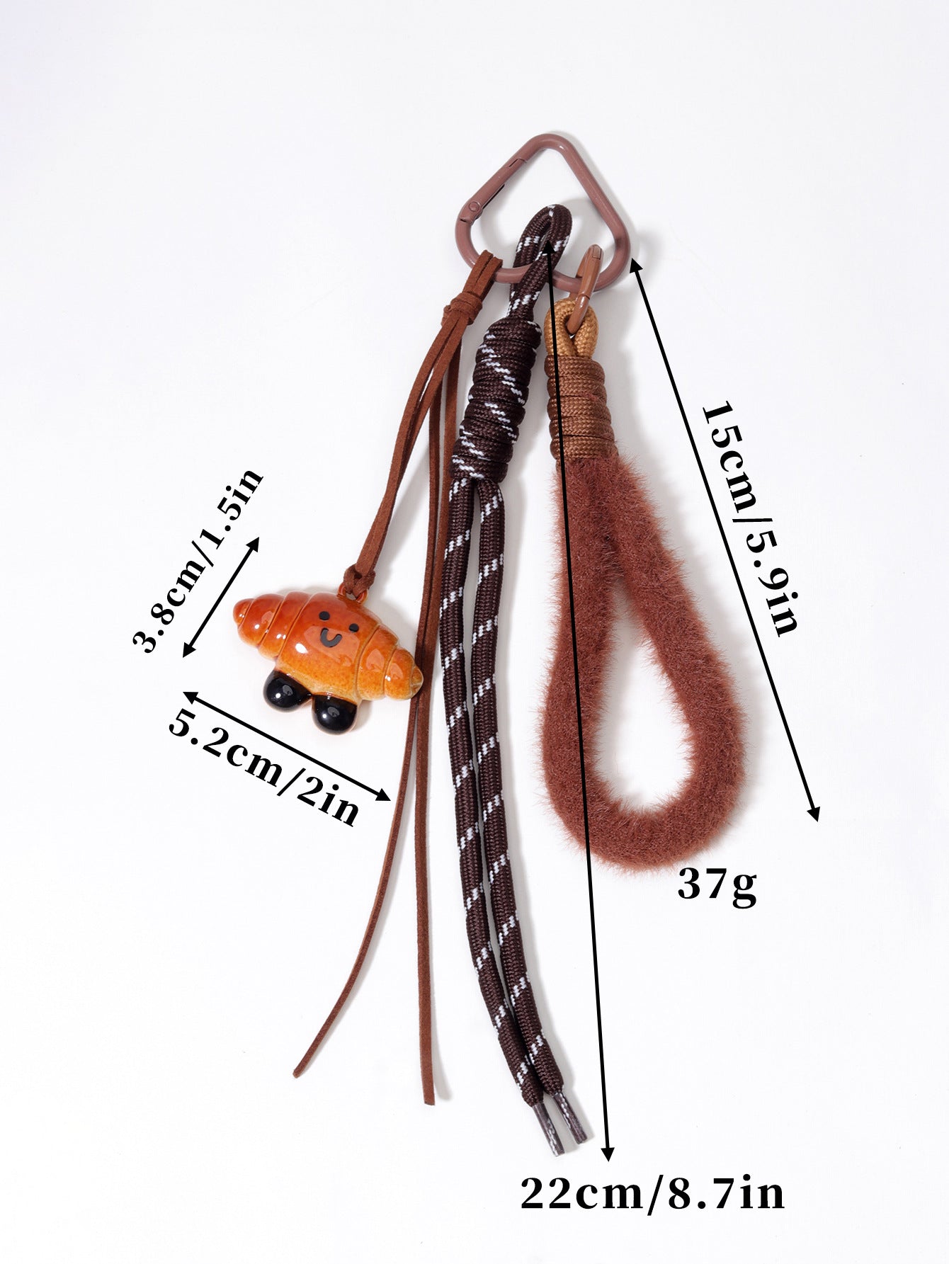 miu风碱水面包钥匙扣秋冬美拉德系可爱面包挂件学生情侣书包装饰