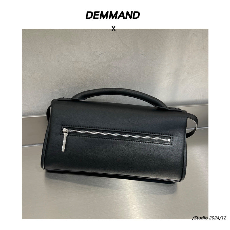 小众真皮包包 25春夏新款 里外头层小牛皮 可肩背手拎 容量可观