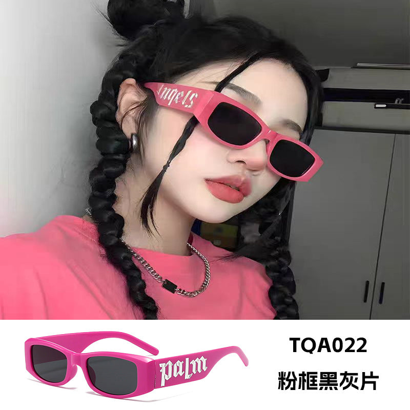 2024年gm墨镜女士出街显白方框太阳镜男骑行驾驶防紫外线太阳眼镜