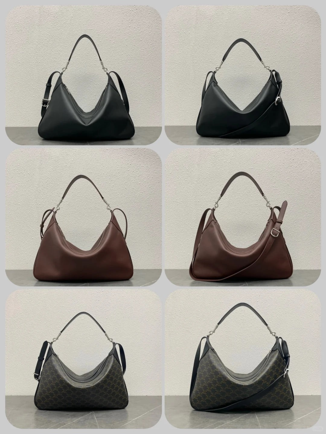 romy法式慵懒松弛感通勤包百搭真皮凯旋门女包大容量月牙饺子包女