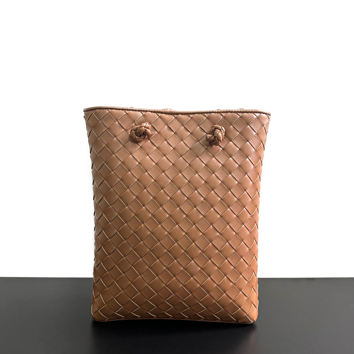 手工编织托特包包2023新款百搭真皮女包大容量女士手提包牛皮大包