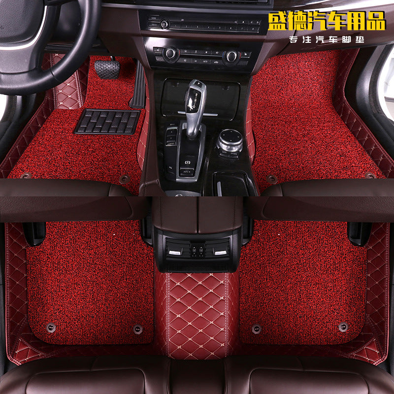 骥影特斯林双层脚垫适用于进口标致207 308 607  7 40RCZ