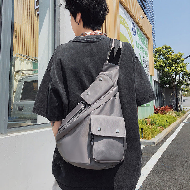 机能弓箭包男女款户外运动斜挎包工装背包登山骑行通勤胸包单肩包