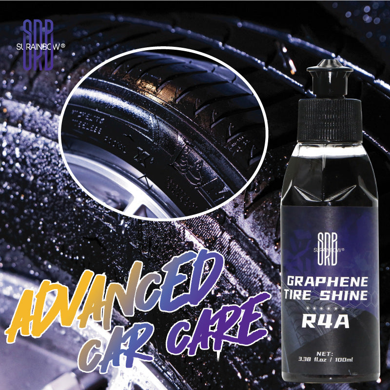 跨境专供汽车石墨烯轮胎镀膜剂轮胎釉增黑增亮防老化保养蜡防龟裂
