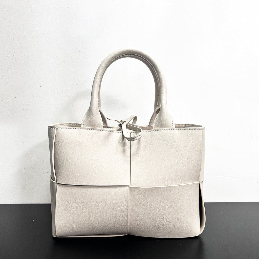 2023新款包包秋冬质感大包编织托特包女真皮大容量手提单肩斜挎包