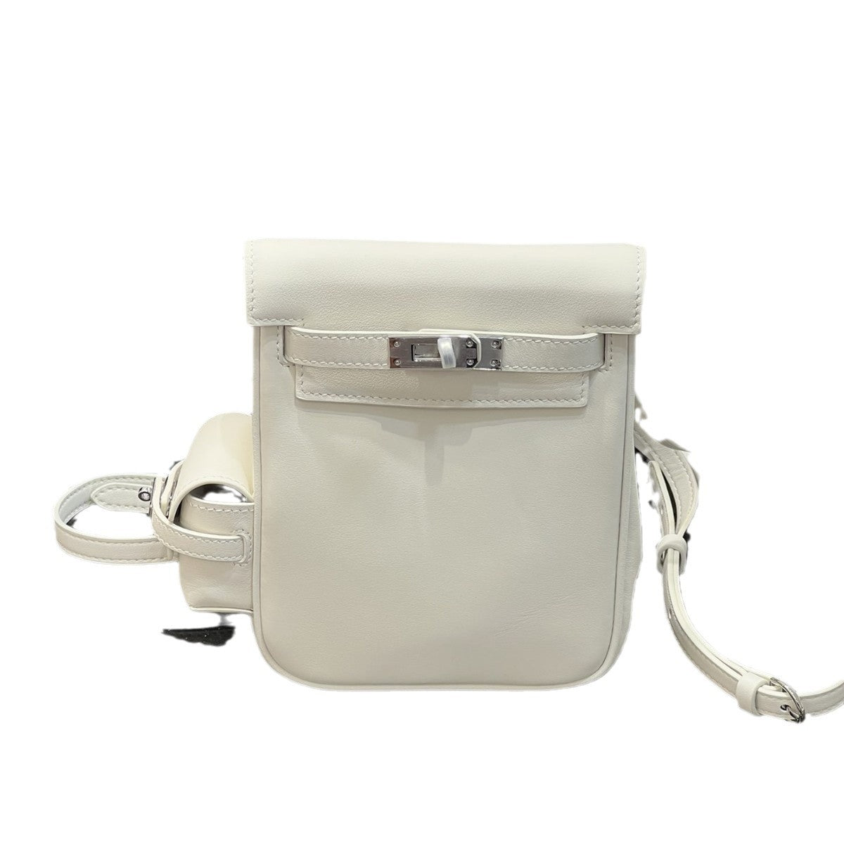 黑色凯莉双肩包包女式2024新款轻奢小众高级感旅游通勤背包秋冬季