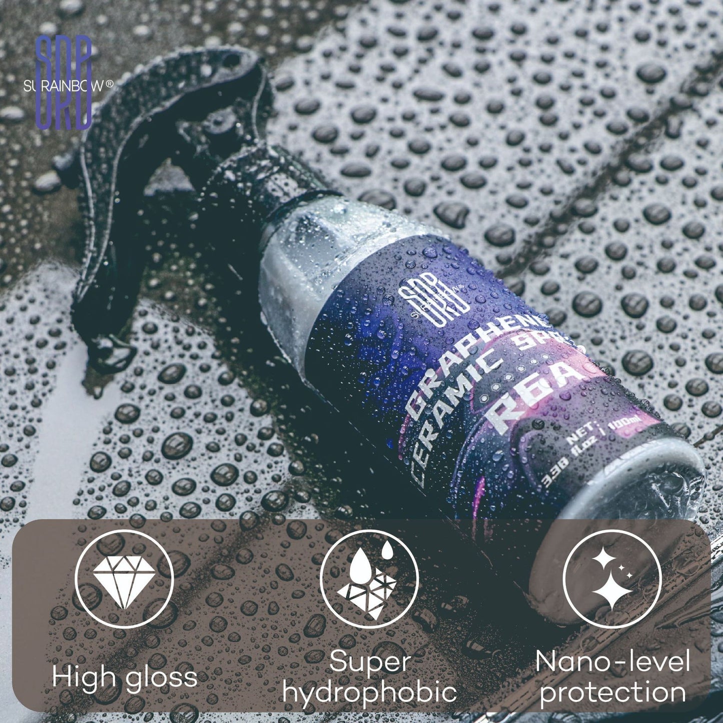 跨境专供汽车镀膜剂镀晶车漆镀膜蜡打蜡上光防尘玻璃车蜡镀晶驱水